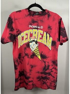 Ice Cream Spoon Fed SS Tie Dye T-Shirt Men’s Size Small